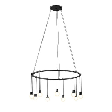 Suspenders 20.7W 9 LED Pendant 12 Inch Tall and 26 Inch Wide by Sonneman - S1E24K-JC06XX09-RP03