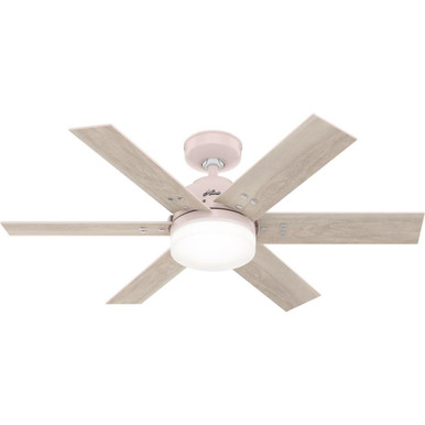 Pacer Ceiling Fan with LED Light Kit and Remote 44 Inch Wide by Hunter Fans - 51205