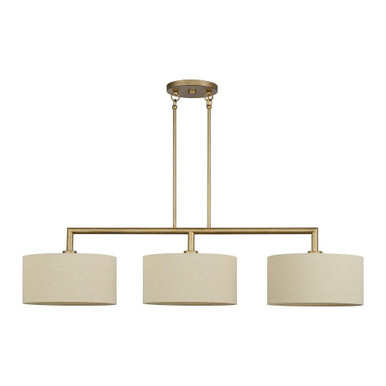 Bellingham 3 Light Extra Large Linear Chandelier 21 Inch Tall by Livex - 52263
