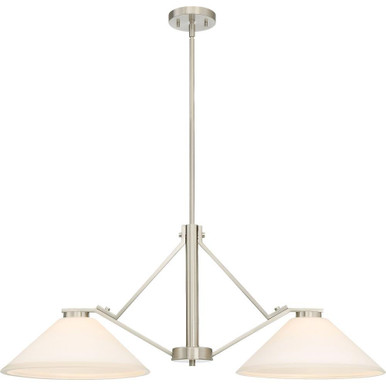 Nome 2 Light Small Island Chandelier by Nuvo - 60-6482I