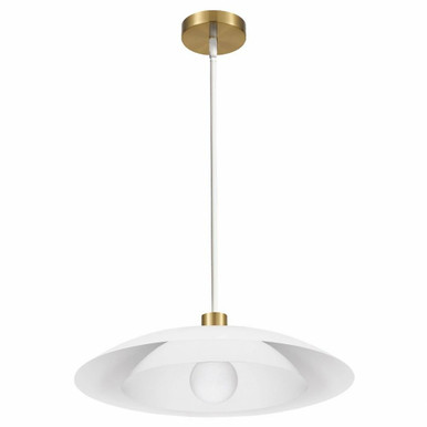 Pima 1 Light Pendant 5.25 Inch Tall and 17.75 Inch Wide by Dainolite - PIM-171P