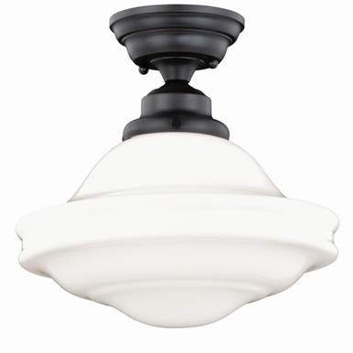 Huntley 1 Light 4.75 Inch Wide Semi Flush Mount by Vaxcel - C0176