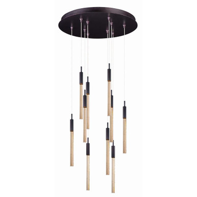 Scepter 75W 10 LED Light Medium Pendant by ET2 - E32778-1D