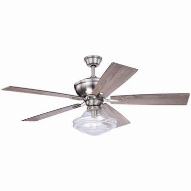 Huntley 1 Light Ceiling Fan 21.7 Inches Tall and 52 Inches Wide by Vaxcel - F0067