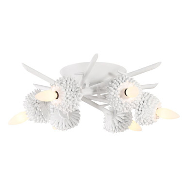 North Fork By Robin Baron 6 Light Inch Wide Flush Mount by Minka Lavery - 5904-655