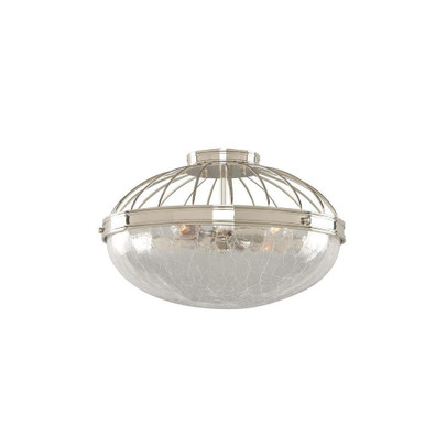 Montauk 3 Light 16 Inch Wide Flush Mount by Kalco - 311342PN
