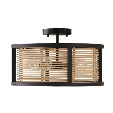 Rico 4 Light 16 Inch Wide Semi Flush Mount by Capital - 244041FK