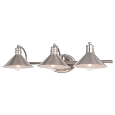 Akron 3 Light Vanity Light 18 Inch Wide by Vaxcel - W0377