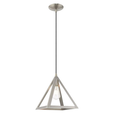 Pinnacle 1 Light Small Pendant by Livex - 41329