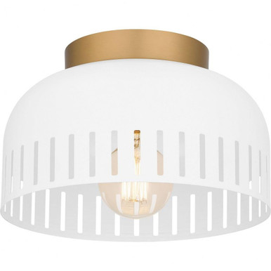1 Light 11 Inch Wide Flush Mount by Quoizel - QFL6208