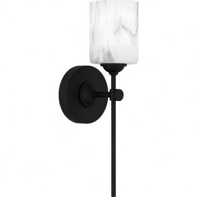Aria 1 Light Vanity Light by Quoizel - ARI8605MBK