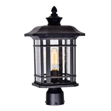 Blackburn  1 Light Outdoor Post Mount Lantern Head by CWI  - 0411PT9-1-101