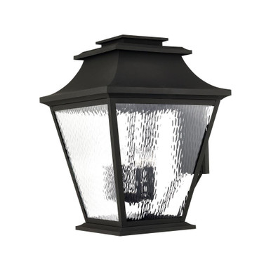 Hathaway 6 Light Candle Style Outdoor Wall Lantern by Livex - 20251