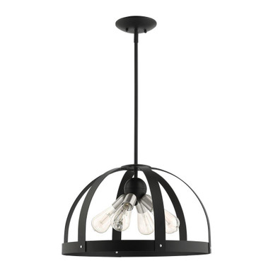 Stoneridge 4 Light Large Pendant by Livex - 49647-14