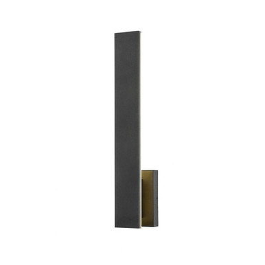 Stylet 24W 2 LED Light Outdoor Wall Lantern 24 Inch Length by Z Lite - 5007-24BK-LED