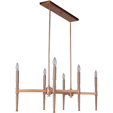 Ella 6 Light Island 23.63 Inch Tall and 22 Inch Wide by Craftmade - 44626