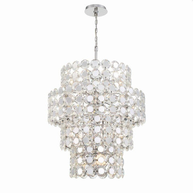 Perrene 24 Light Large Crystal Chandelier by Eurofase - 44289-010