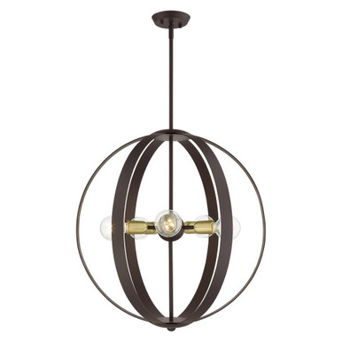 Modesto 5 Light Medium Chandelier by Livex - 46416