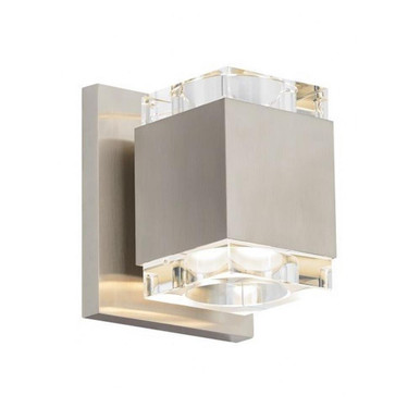 Voto 12.4W 1 LED Square Wall Sconce by Visual Comfort Modern - 700WSVOTSCB-LED930