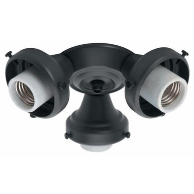 Accessory Three Light Fitter 7.5 Inch Wide by 2.6 Inch High by Hunter Fans - 99134TLF