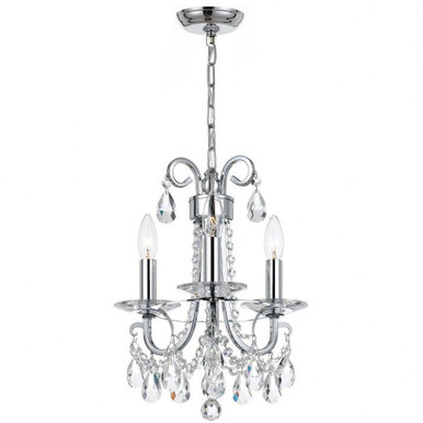 Othello 3 Light Mini Chandelier by Crystorama - 6823