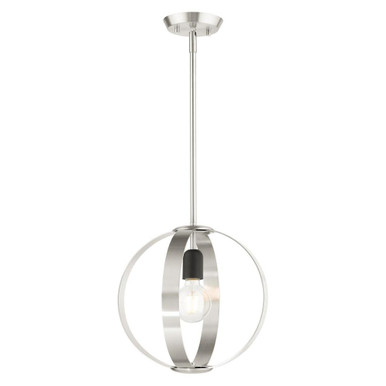 Modesto 1 Light Medium Pendant by Livex - 46413