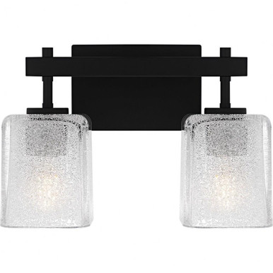 Brenthouse 2 Light Bath Vanity 9.25 Inch Tall and 13.5 Inch Wide by Quoizel - BTH8613