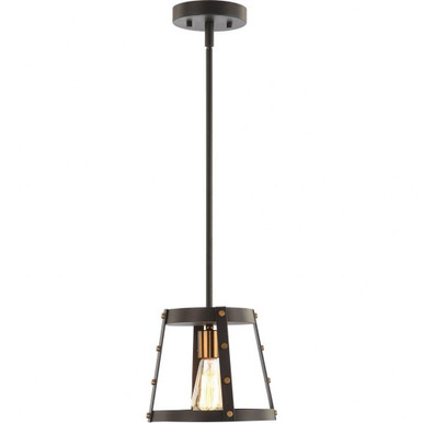 Beaton 1 Light Small Pendant by Matteo - C72001MBAG