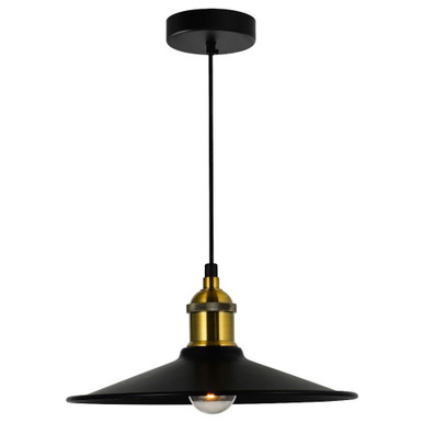 Brave 1 Light Small Pendant 10 Inch Wide by CWI - 9605P10-1-101