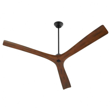 Mecca 3 Blade Ceiling Fan 12.25 Inches Tall and 64 Inches Wide by Oxygen - 3-120
