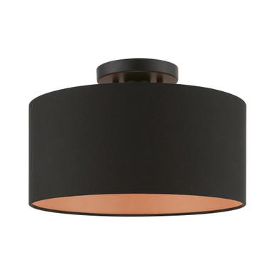 Sentosa 1 Light 13 Inch Wide Semi Flush Mount by Livex - 45613-04