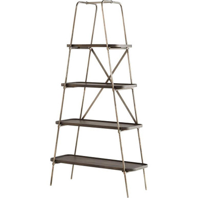 Fortress Etagere 72 Inches Tall and 15.5 Inches Wide by Cyan  - 10773