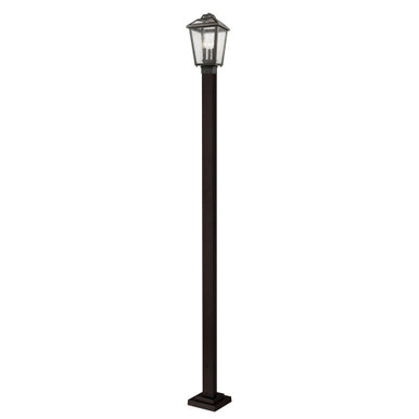 Bayland 3 Light Outdoor Post Mount Lantern 9.25 x 111 Inches by Z-Lite - 539P1H