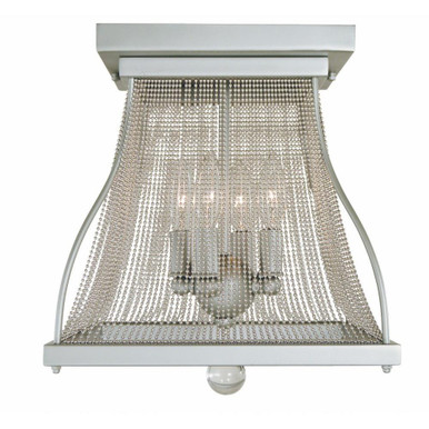 Harrison 4 Light 12 Inch Wide Flush Mount by Framburg - 5500 SP/PN