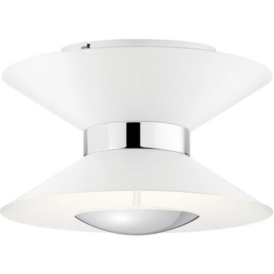 Kordan 18W 1 LED 14 Inch Wide Semi Flush Mount by Elan - 84132