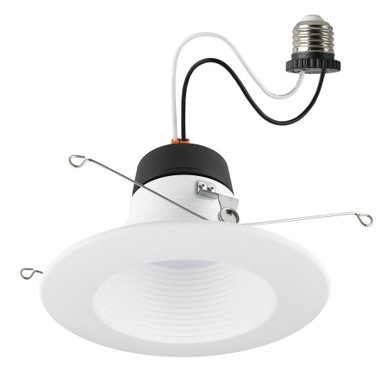 9W CCT LED Deep Baffle Recessed Downlight 4.29x7.2 Inches by Satco - S11845