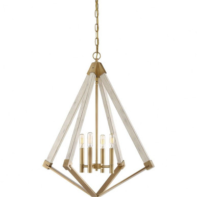 Viewpoint 4 Light Medium Foyer Chandelier by Quoizel - VP5204WS