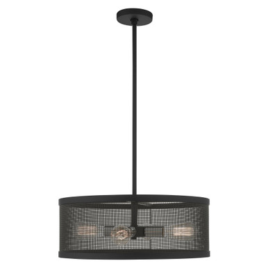 Industro 4 Light Small Chandelier by Livex - 46214