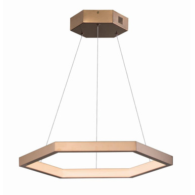 Hex 30W 1 LED Large Pendant by ET2 - E22283-BCN