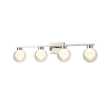 Colton 96W 4 LED Bath Vanity 8.3 Inch Tall and 33 Inch Wide by Artcraft - AC12194PN