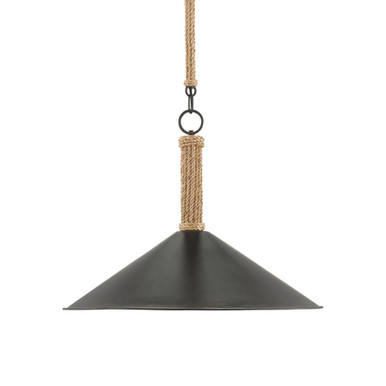 Ocracoke 1 Light Large Pendant by Currey Company - 9000-0639