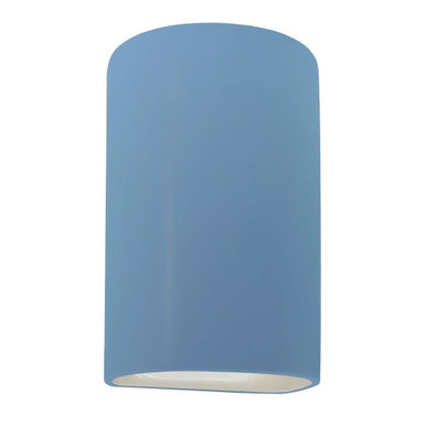 Ambiance 1 LED Cylinder Closed Top Outdoor Wall Mount by Justice Design - CER-1260W-LED1-1000