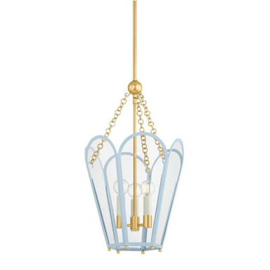 Clarisse 3 Light Lantern 22.25 Inch Tall and 13 Inch Wide by Mitzi - H1132703