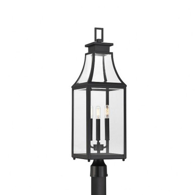 Emery 3 Light Outdoor Post Lantern 29.25 Inch Tall by Savoy House - 5-609-BK