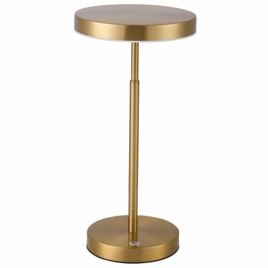 Francine 10W 1 LED Table Lamp 15.75 Inch Tall and 8 Inch Wide by Dainolite - FCE-1510LEDT-AGB