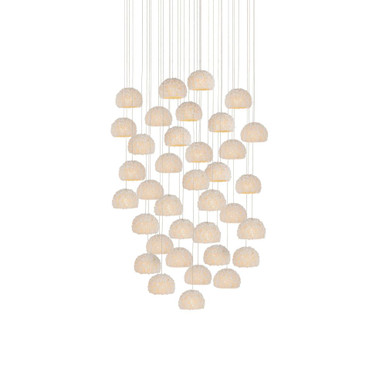 Virtu 36 Light Oversized Round Pendant by Currey Company - 9000-1183