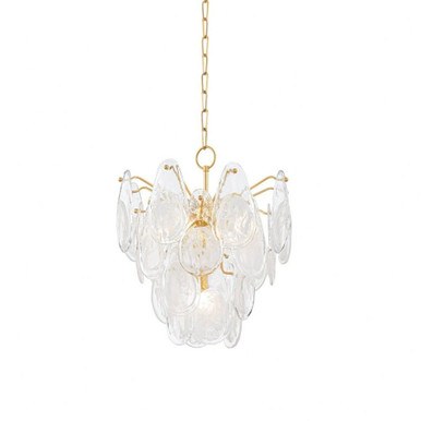 Darcia 5 Light Small Chandelier by Hudson Valley - 8305-AGB