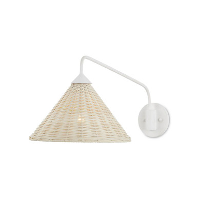 Basket 1 Light Swing Arm Wall Sconce 13 Inch Wide by Currey Company - 5000-0219