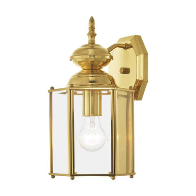 Outdoor Basics 1 Light Outdoor Wall Lantern 13 Inch Tall by Livex - 2007
