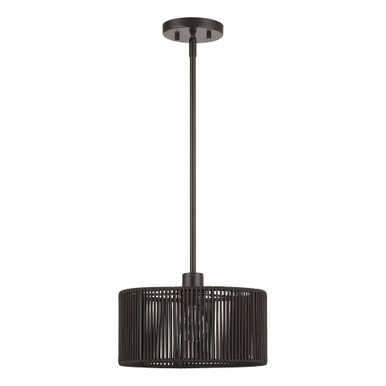 Acordia 1 Light Pendant 16 Inch Tall and 12 Inch Wide by Livex - 49122
